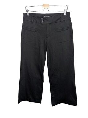 Kut From The Kloth Meg High Rise Wide Leg Black Pants Size 8